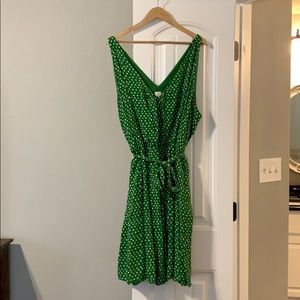 Green Polka Dot Dress